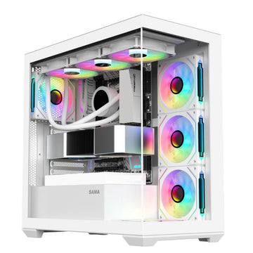 Zonic Epic Gaming PC - Liquid Cooled AMD Ryzen 9 7900X, DLSS - AI Powered Performance, 32GB DDR5, 2TB M.2SSD + 4TB HDD, Windows 11