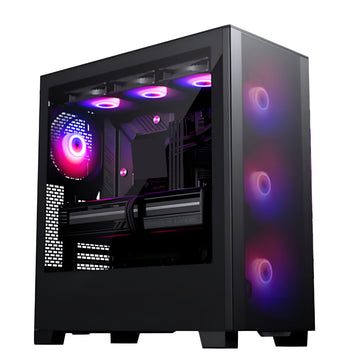 Zonic Elite Gaming PC - Liquid cooled AMD Ryzen 7 7700X, GeForce RTX 4070 Super DLSS - AI Powered Performance, 2TB NVME M.2 SSD, Windows 11